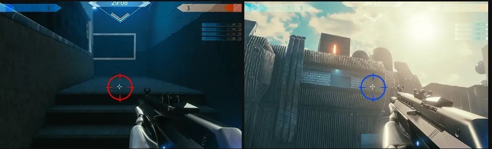 Herní monitor MSI MAG 275QF E20 černý Herní monitor MSI MAG 275QF s ukázkou plynulého obrazu při hraní akční hry