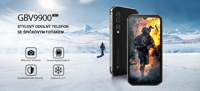 Mobilní telefon iGET BLACKVIEW GBV9900 černý