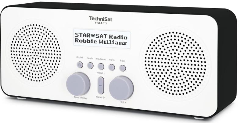 Radiopřijímač s DAB+ Technisat VIOLA 2 S černý/bílý