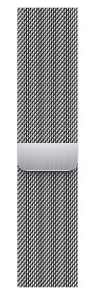 Řemínek Apple 41mm stříbrný milánský tah
