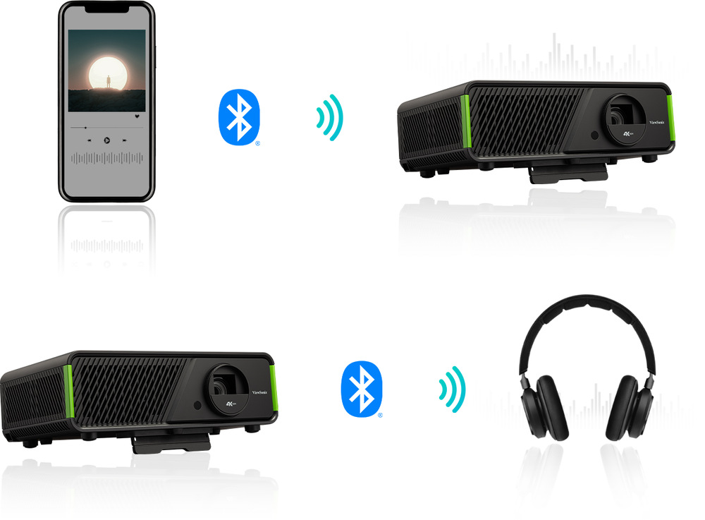 Projektor ViewSonic X2-4K černý/zelený