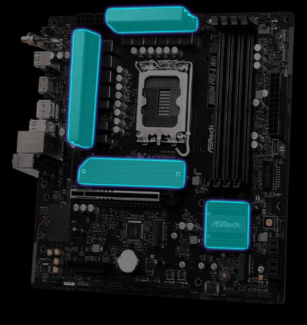 Základní deska ASRock B860M Pro-A WiFi Základní deska ASRock B860M Pro-A WiFi