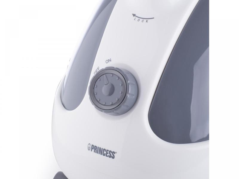 Stojanový napařovač oděvů Princess 01.332834.01.001 šedý/bílý