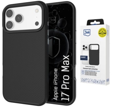 Kryt na mobil 3mk HARDY Shockproof MagCase na Apple iPhone 17 Pro Max - černý