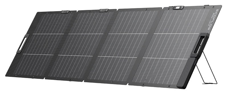 Solární panel EcoFlow 220W skládací - 3. generace černý Výkonný solární panel EcoFlow 220W skládací - 3. generace, černá barva