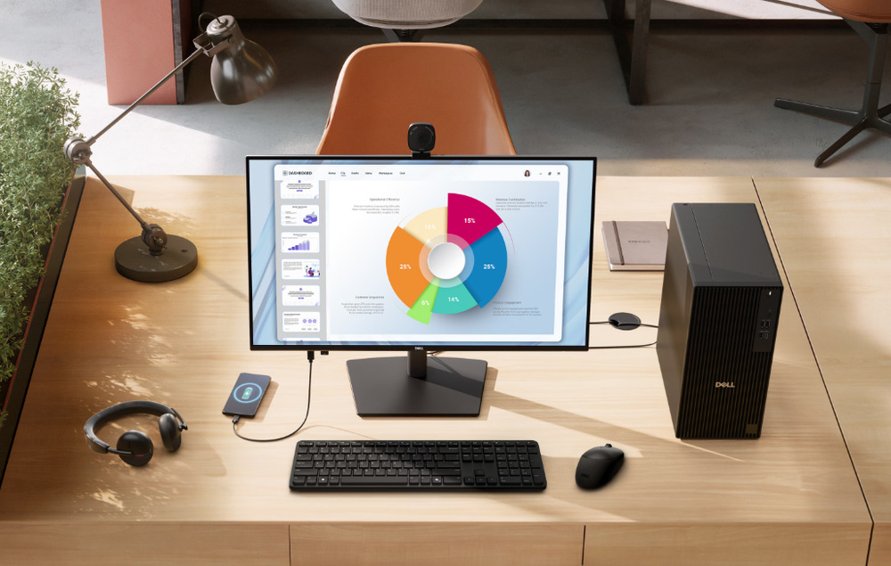 Monitor Dell Pro P2726H - bez stojanu šedý Dell Pro P2726H nabízí Full HD rozlišení