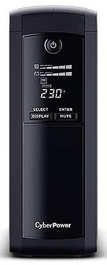 Záložní zdroj CyberPower Value PRO SERIE GreenPower UPS 1600VA/960W, FR zásuvky