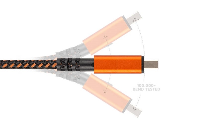 Kabel Xtorm Xtreme USB/Lightning, 1,5m černý/oranžový