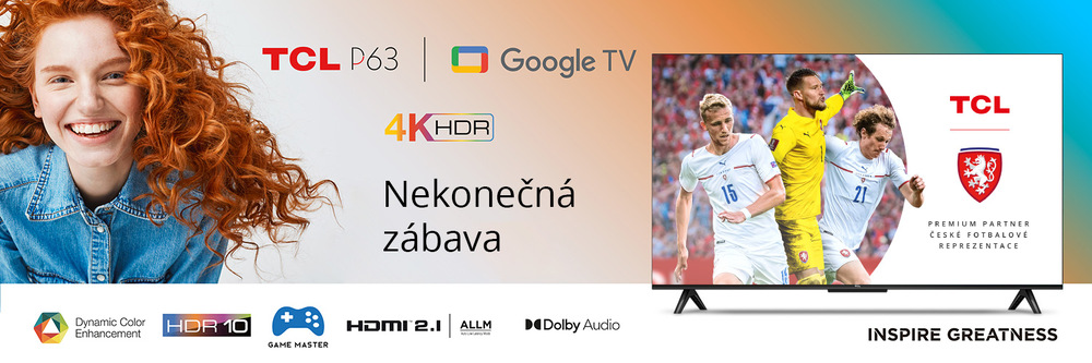 Televize TCL 58P635 Televize TCL 58P635