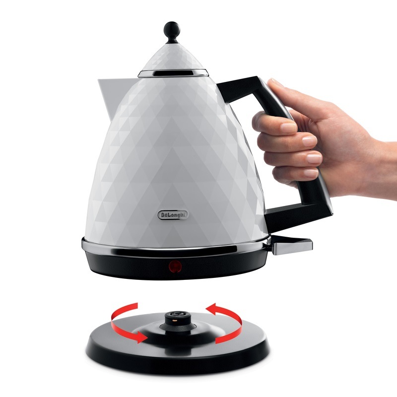 Rychlovarná konvice De'Longhi Brillante KBJ2001W bílý Rychlovarná konvice De'Longhi Brillante KBJ2001W bílý