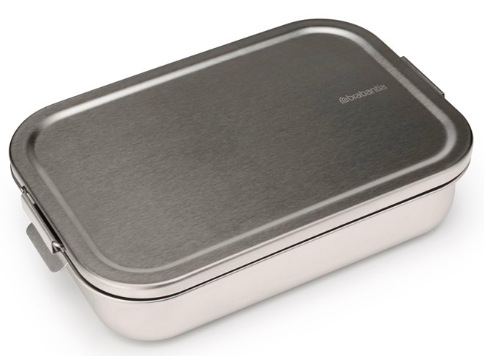 Jídelní box Brabantia Bento Make & Také L, matt steel