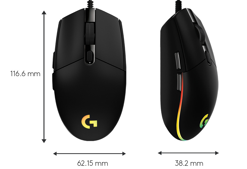 Myš Logitech G102 Lightsync fialová