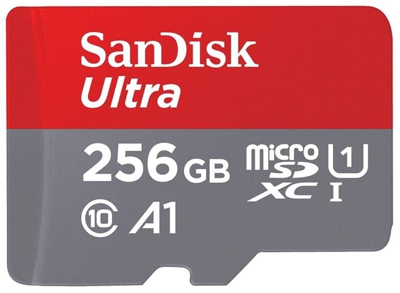 Paměťová karta SANDISK Micro SDXC Ultra Android 256GB UHS-I U1 (120R/20W) + adapter