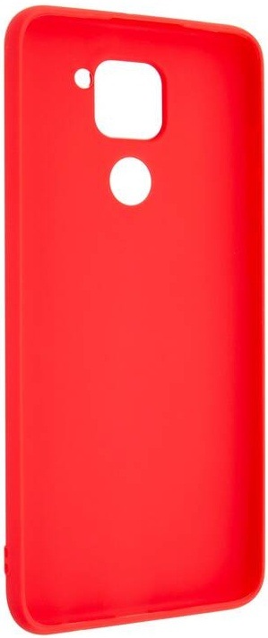 Kryt na mobil FIXED Story na Xiaomi Redmi Note 9 červený