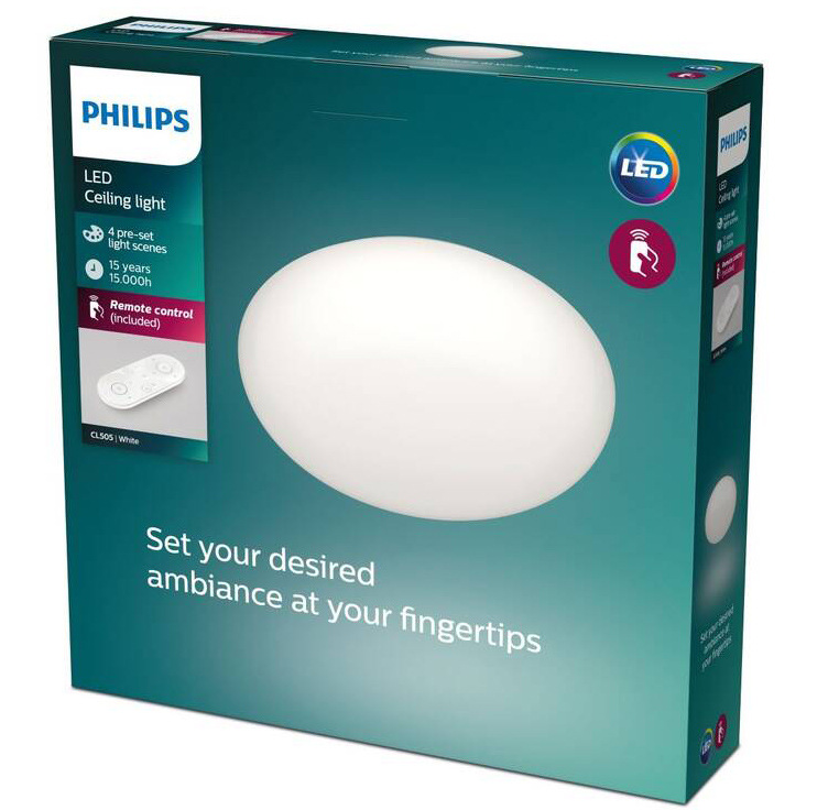 Stropní svítidlo Philips Toba CL505 bílé Stropní svítidlo Philips Toba CL505 bílé