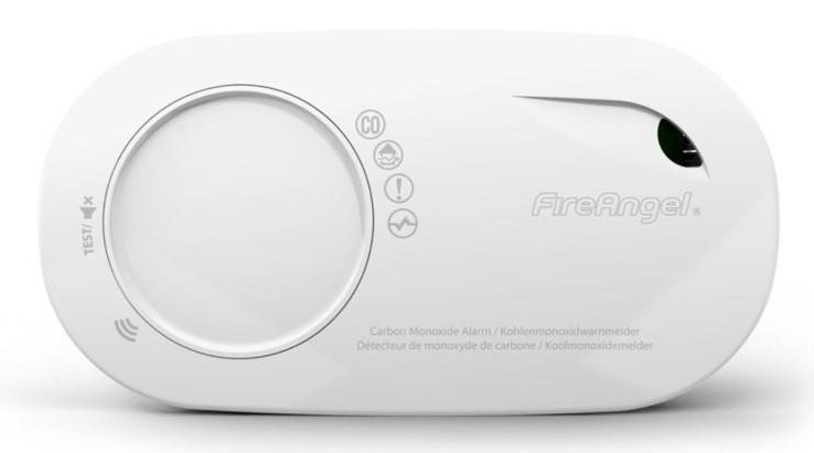 Detektor oxidu uhelnatého FireAngel s funkcí NFC diagnostiky Detektor oxidu uhelnatého FireAngel s funkcí NFC diagnostiky