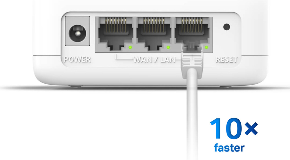 Komplexní Wi-Fi systém Mercusys Halo H60X, AX1500, Wi-Fi 6, (2-Pack) bílý