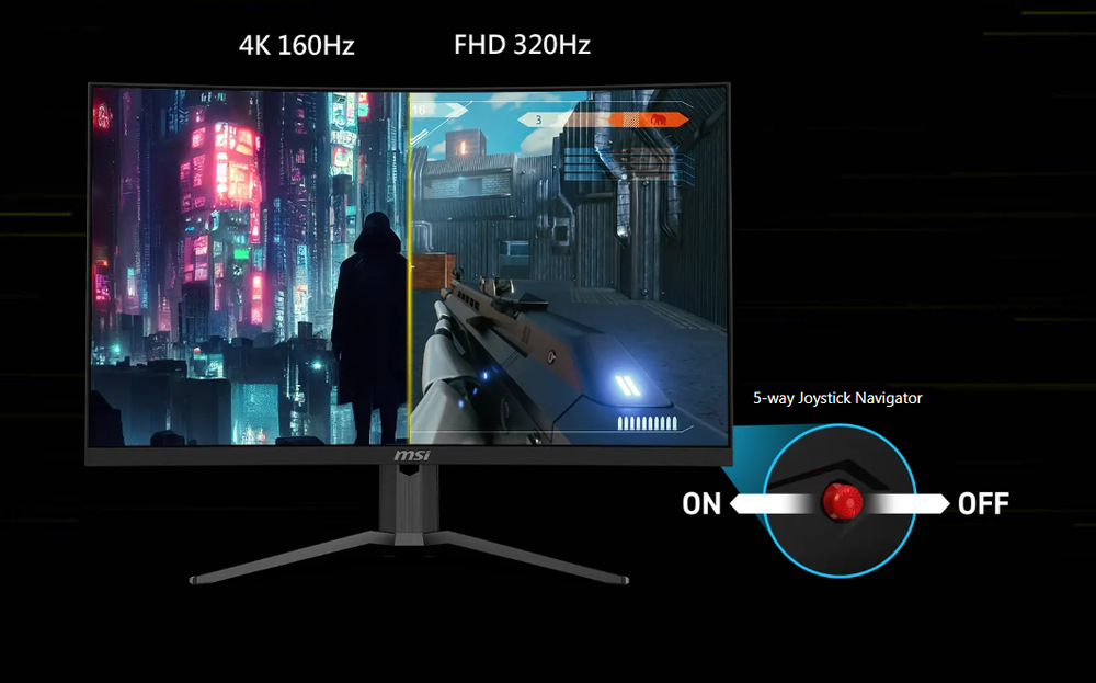 Herní monitor MSI MAG 321CUPDF černý