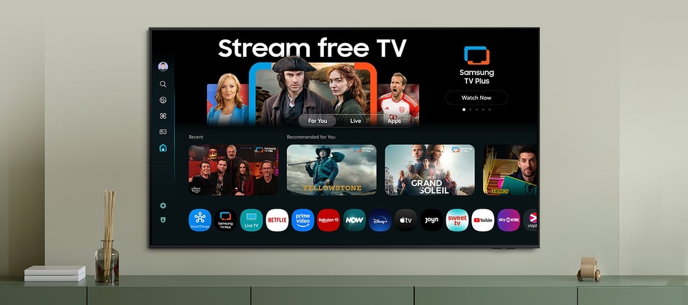 Operační systém Tizen na televizi Samsung