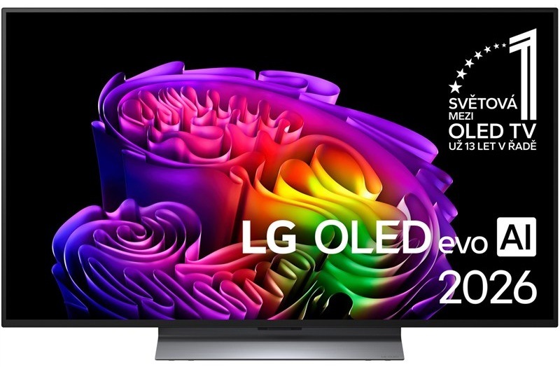 OLED televize LG OLED48G66S, černá barva