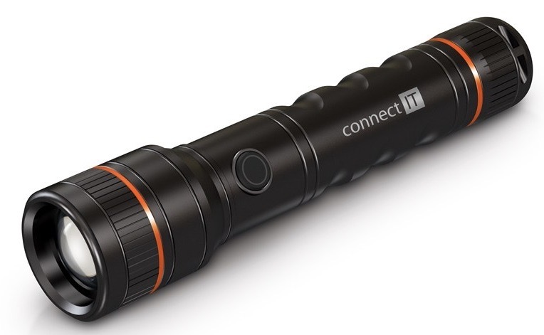 Svítilna Connect IT se světelným tokem 1 000 lumenů, černá barva