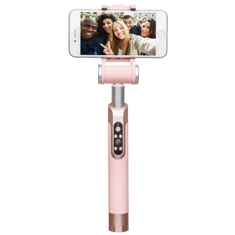 Selfie tyč Pictar Smart Stick růžová