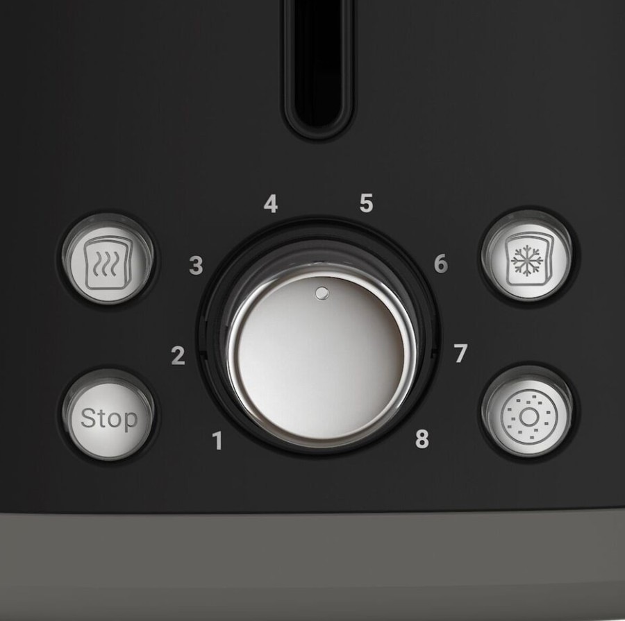 Ovládací tlačítka topinkovače Topinkovač Tefal TT7208E0 Retro Collection