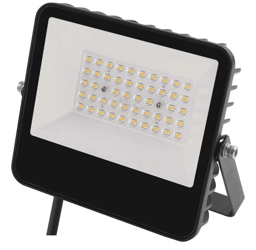 Reflektor EMOS AVENO, 30W, 4500lm, neutrální bílá černý LED REFLEKTOR AVENO 30W 4500LM IP66 NW