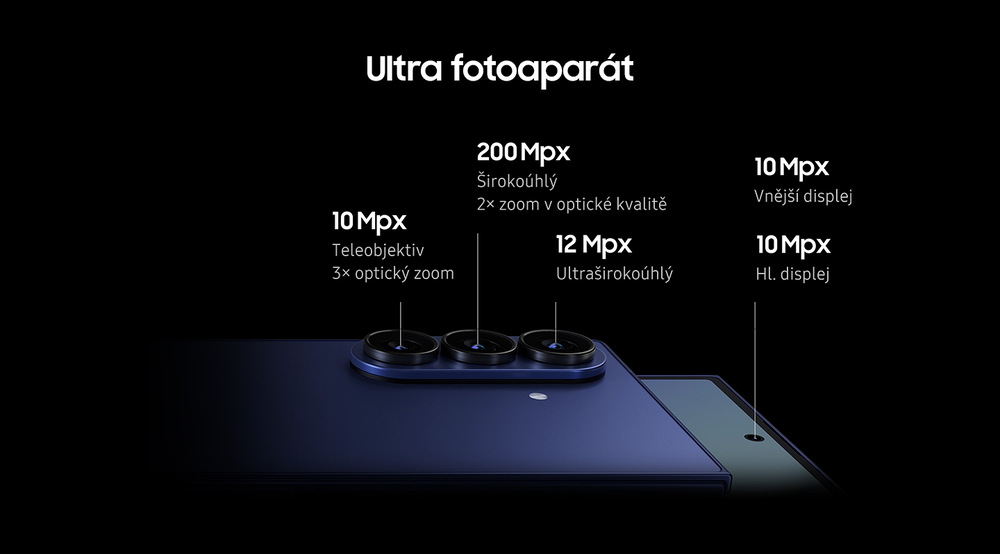Mobilní telefon Samsung Galaxy Z Fold7 5G 12 GB / 256 GB stříbrný