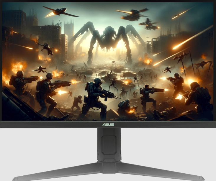 Herní monitor Asus TUF Gaming VG279QML5A 27",LED podsvícení, IPS panel, 0.3ms, 1000: 1, 350cd/m2, 1920 × 1080 Full HD, - černý