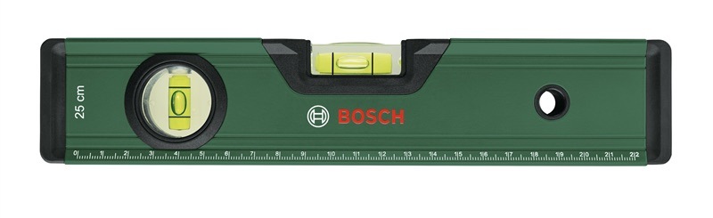 Vodováha Bosch o délce 22 cm, přesnost měření