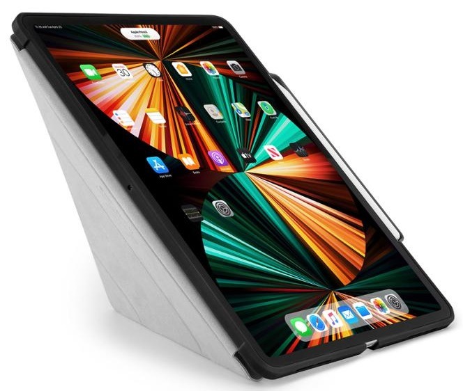 Pouzdro na tablet Pipetto Origami Penci na Apple iPad Pro 12.9“ (2021/2020/2018) černé