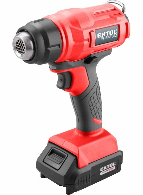 Horkovzdušná pistole Extol Premium 8891866 20V Li-ion (s baterií)