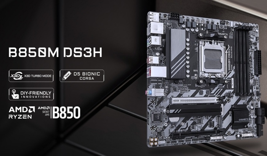 Základní deska GIGABYTE B850M DS3H