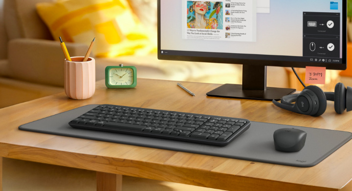 Klávesnice Logitech K250 CZ/SK - grafitová