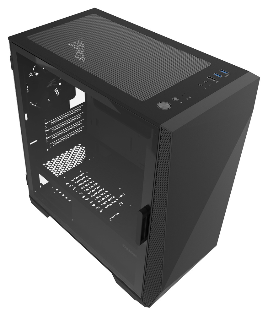 Kompaktní počítačová skříň mini-tower Zalman Z1 Iceberg, černá barva