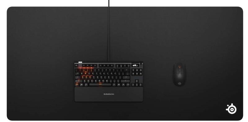 Podložka pod klávesnici a myš SteelSeries QcK 3XL 122x59 cm černá