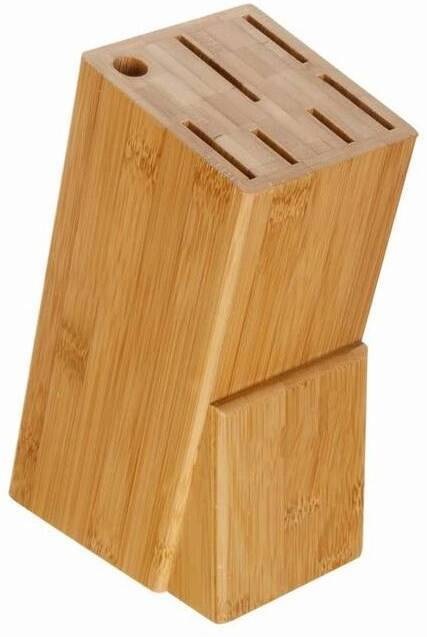 Blok na nože BANQUET Brillante Bamboo 14x9x22 cm