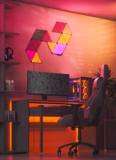 LED světlo Nanoleaf Shapes Ultra Black Triangles Expansion Pack 3 ks LED světlo Nanoleaf Shapes Ultra Black Triangles Expansion Pack 3 ks