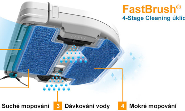 Robotický vysavač HOBOT LEGEE LEGEE688 Hobot LEGEE 688, černá