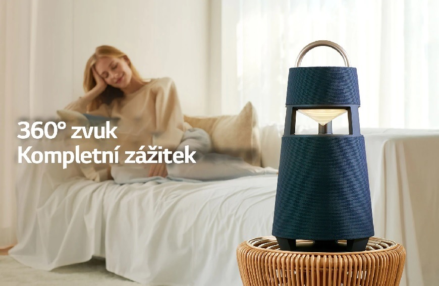 Přenosný reproduktor LG XBOOM 360 RP4 fialový Přenosný reproduktor LG XBOOM 360 RP4 fialový