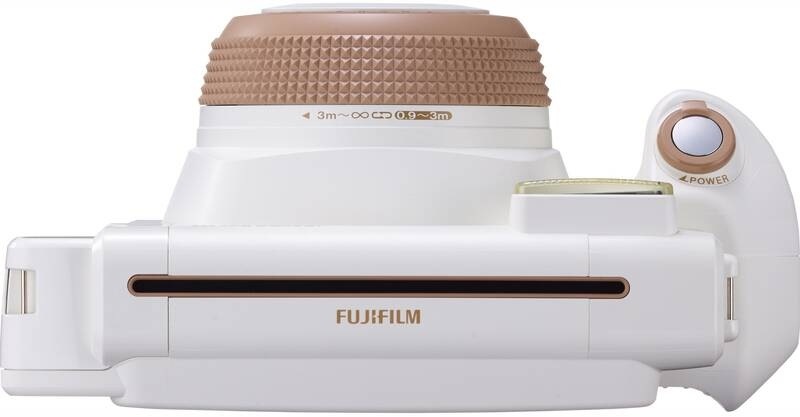 Instantní fotoaparát Fujifilm Instax wide 300 bílý/hnědý Fujifilm Instax wide 300, bílá/hnědá