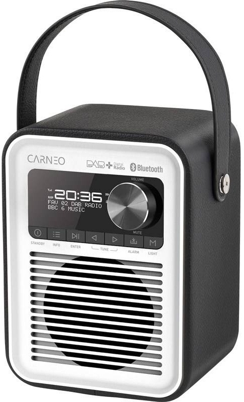 Radiopřijímač s DAB+ Carneo D600 černý/bílý