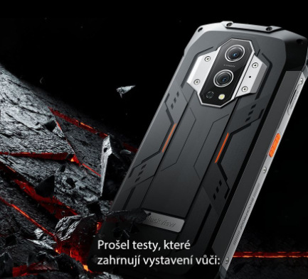 Mobilní telefon iGET Blackview GBV9300 - Laser Orange Mobilní telefon iGET Blackview GBV9300 - Laser Orange
