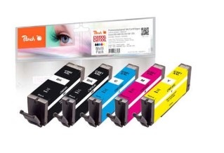 Inkoustová náplň Peach Canon PGI580/CLI581 MultiPac Plus, 6x5,6 ml vícebarevná