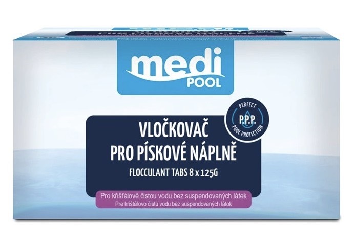 Bazénová chemie MediPOOL pro dezinfekci vody, hmotnost 1 kg
