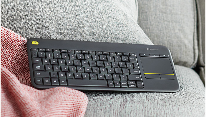 Klávesnice Logitech Wireless K400 Plus, US bílá Klávesnice Logitech Wireless K400 Plus, US bílá