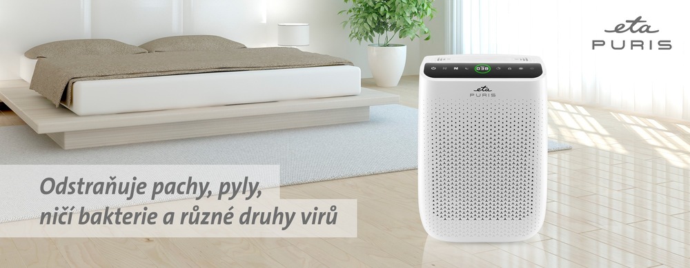 Čistička vzduchu ETA Puris 3569 90000 bílá Čistička vzduchu ETA Puris 3569 90000 bílá