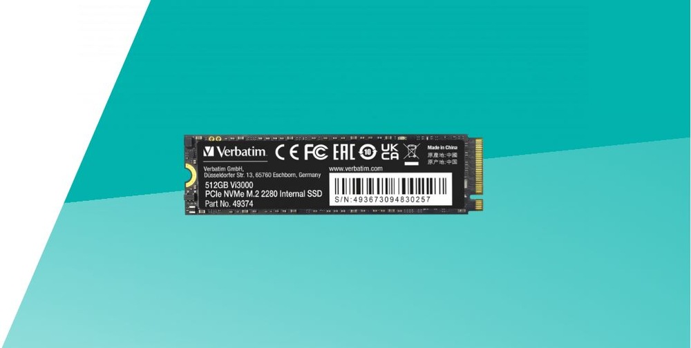SSD Verbatim Vi3000 M.2 512GB Verbatim Vi3000 M.2 512 GB