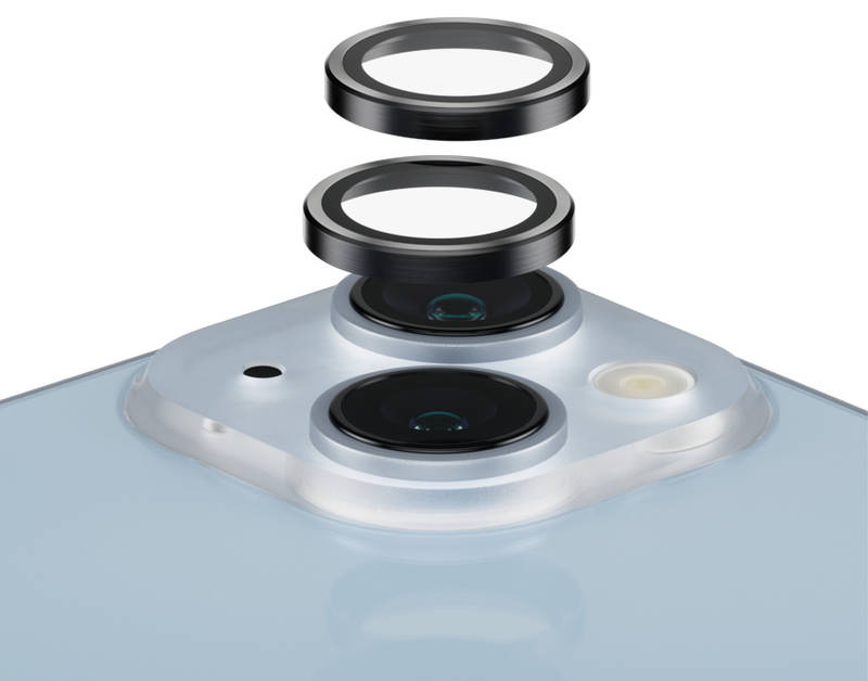 Ochranné sklo čočky fotoaparátu PanzerGlass HoOps na Apple iPhone 14 /14 Plus Ochranné sklo čočky fotoaparátu PanzerGlass HoOps na Apple iPhone 14 /14 Plus